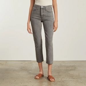 NWT Everlane Acid Grey The ‘90s Cheeky Jean (crop ankle)